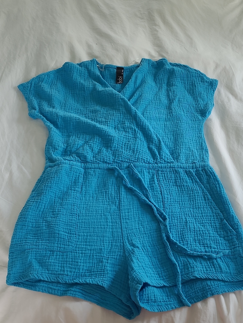 bobi Los Angeles Blue Romper, XS